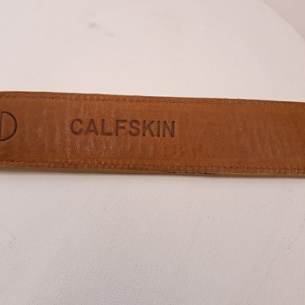 Joan & David Calfskin Leather Belt Sz S - Picture 6 of 10